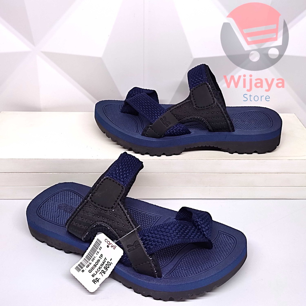 Carvil Gibson Sandal Anak Cowok Sendal Gunung Jepit Jempol Outdoor Anak Laki-Laki Original Carvil Berkualitas