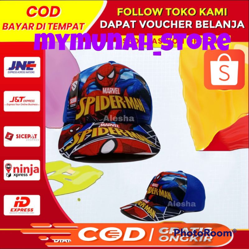 topi anak laki laki dan perempuan terbaru/topi printing/murah