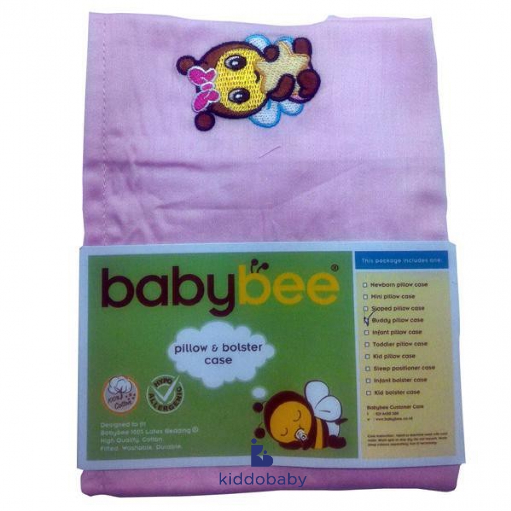 Babybee Buddy Pillow Case - Pink