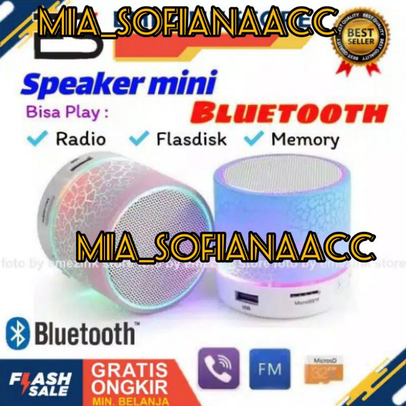 SPEAKER MINI PORTABLE BLUETOOTH LED Hp SPEAKER BLUETOOTH HANDPHONE