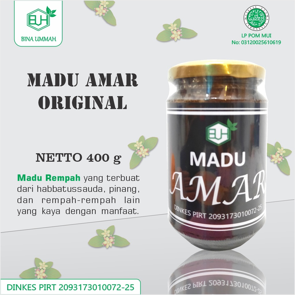 Madu Amar / Madu Rempah / Madu Kuat / Madu Stamina / Madu Jamu