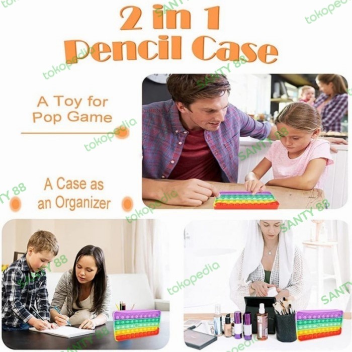 

Murah Kotak Pensil Pop It Warna Pelangi / Tempat Pensil Terlaris