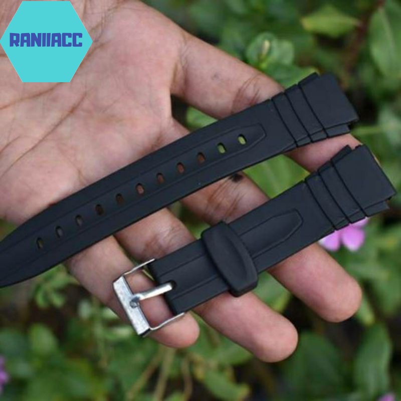 STRAP TALI JAM CASIO W217H W-217H W 217H W 217 H RUBBER STRAP TALI JAM CASIO W-217 .