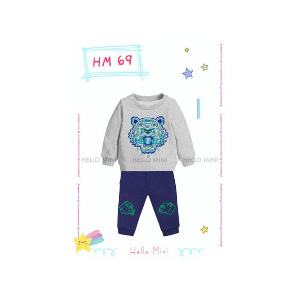 Piyama Anak Laki-laki Sweater Gambar Macan Baju Tidur Anak Laki-laki Piyama Anak Keren Branded