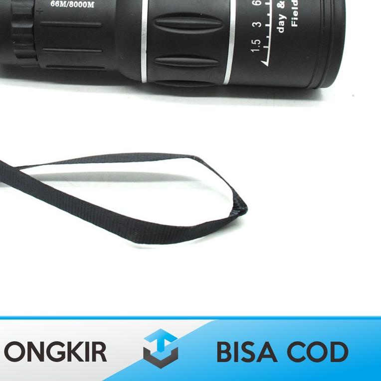 TEROPONG MONOCULAR JARAK JAUH MALAM 66M 8000M TAFFSPORT ORIGINAL - MONOCULAR TELESKOP JARAK JAUH