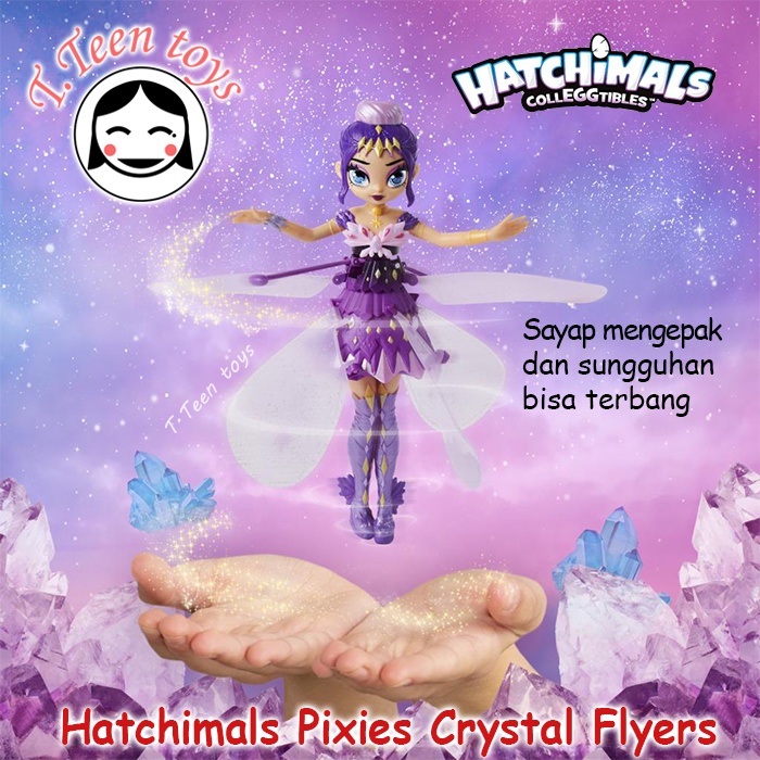 Hatchimals Pixies Crystal Flyers Magical Flying Pixie Toy Peri Terbang