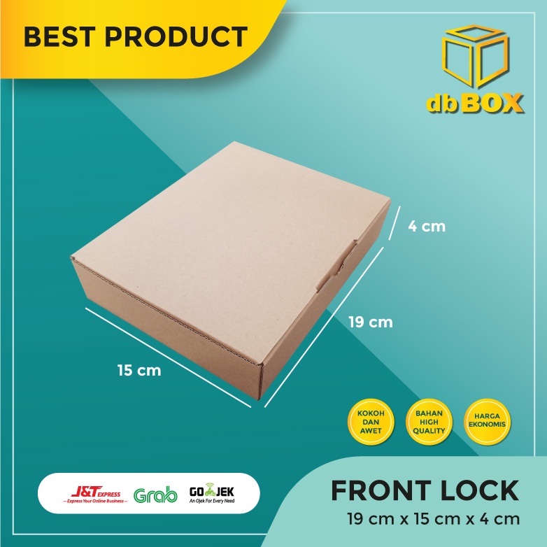 

(10pcs)Kardus 19x15x4 cm....Die Cut kotak aksesoris-dll model box pizza