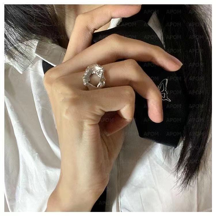 Cincin Model Terbuka Adjustable Gaya Korea