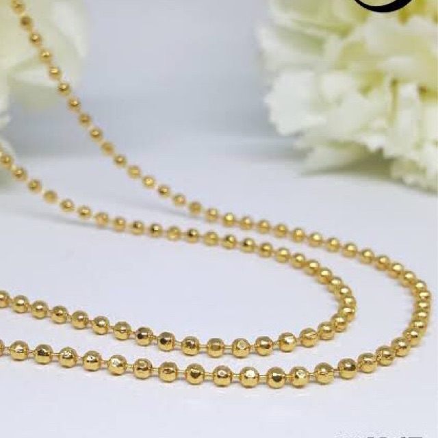 Kalung Biji Lada Merica Emas Kuning 700 HWT