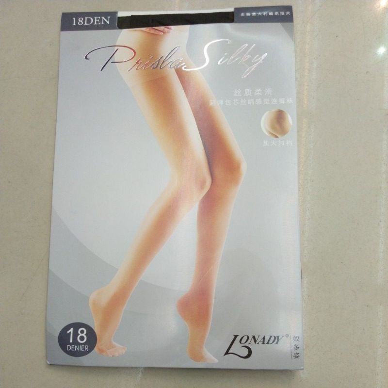 Stocking 18 D Stoking Dewasa Full Sampai Nutup Telapak Kaki