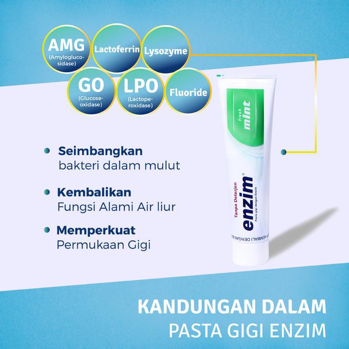 Morinz Enzim Toothpaste Pasta Gigi Dewasa 124 gr