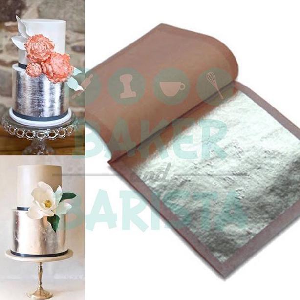 

Hot Sale Genuine Edible Silver Leaf (Per Lembar) Terbatas