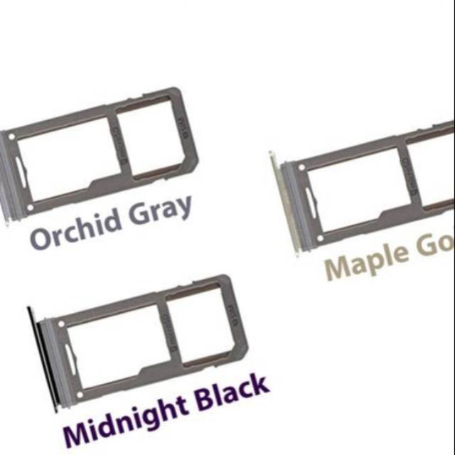 Sim Card Tray Slo Samsung note 8 Dual Sim Tempat Kartu