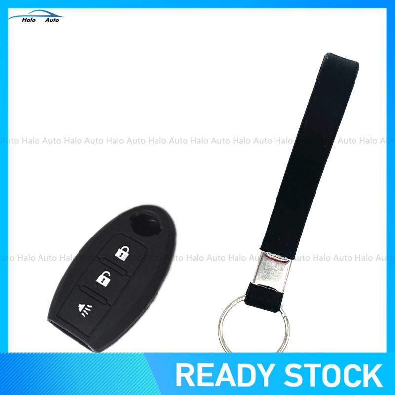 【COD】NISSAN MARCH JUKE X TRAIL penutup kunci silikon Keyshirt Remote Kunci Mobil