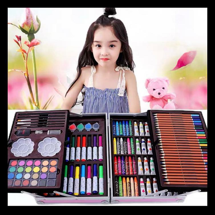 

Diskon Art Set Perlengkapan Melukis/Mengambar 142 P S