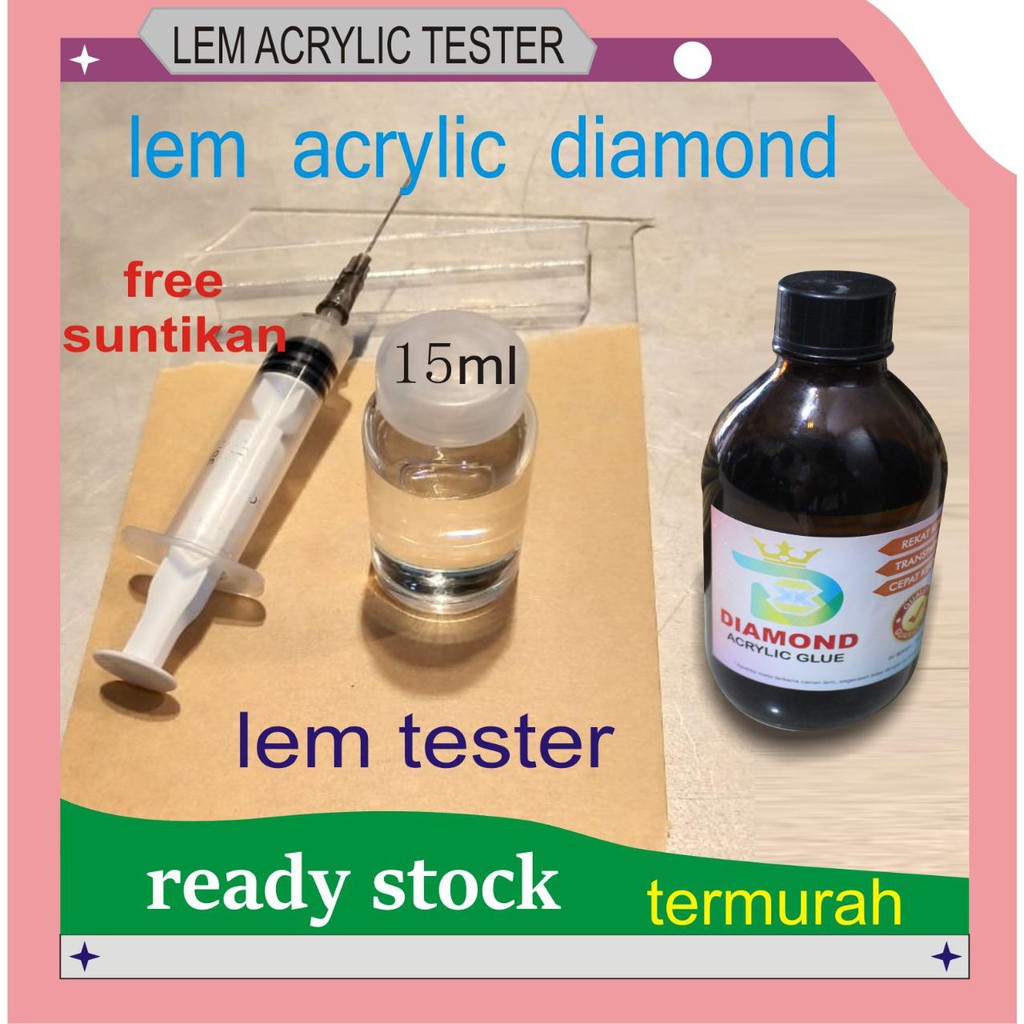 

LEM ACRYLIC DIAMOND SUPER 15ML TESTER