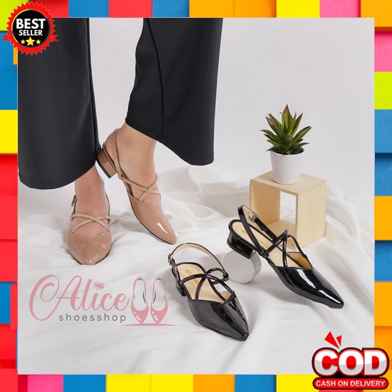 Sendal Pesta Kondangan Haihil Cewek Sandal Haihils Terbaru High Heels  Alice - High Heels Wanita Ter