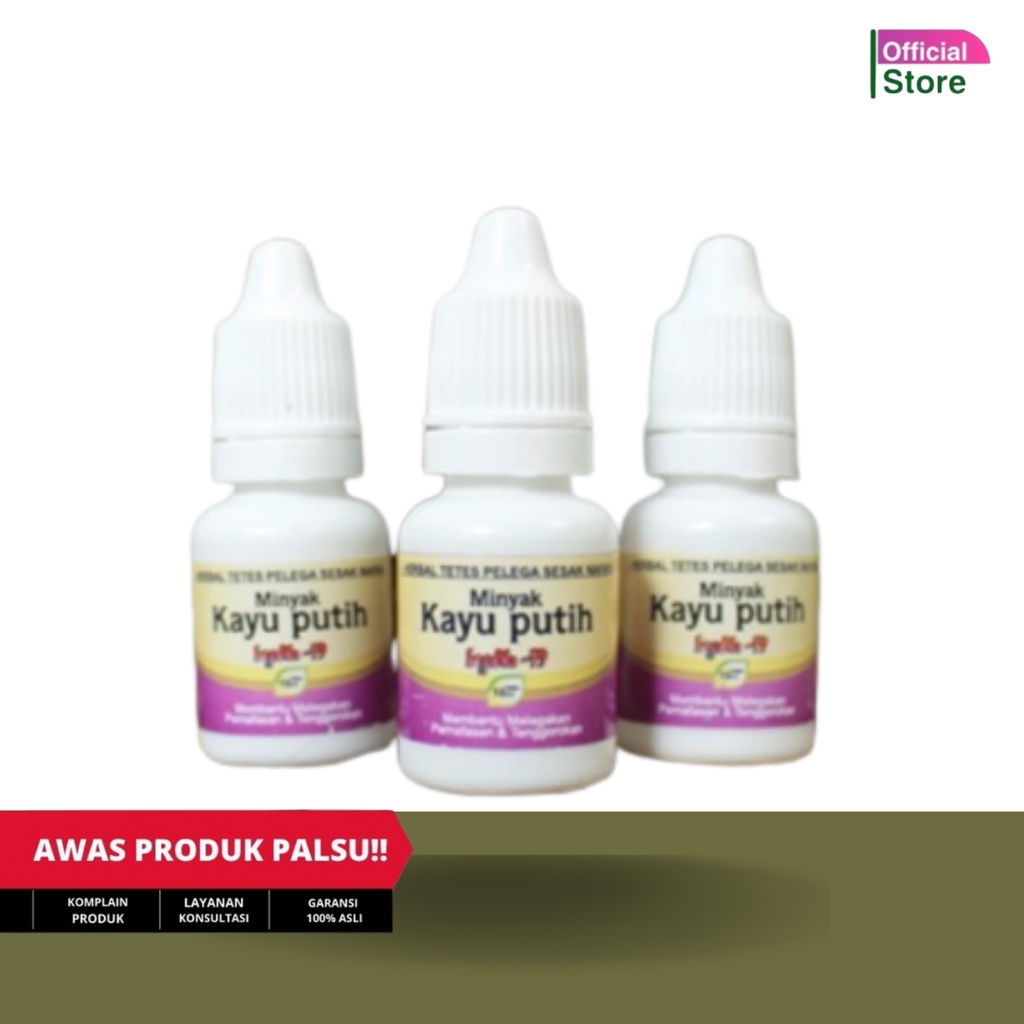 Minyak Kayu Putih Plus Herbal Tetes Melegakan Sesak Nafas Batuk Flu Asma
