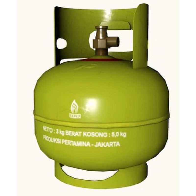 Tabung gas elpiji 3 kg (KOSONG) tidak dipakai, dijual murah. GOSEND ONLY