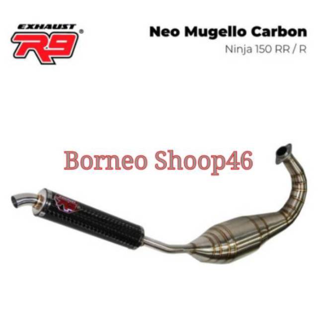 Knalpot R9 Ninja R Ninja RR Neo Mugello Original R9 Knalpot Racing R9 Ninja r Ninja rr New mugello
