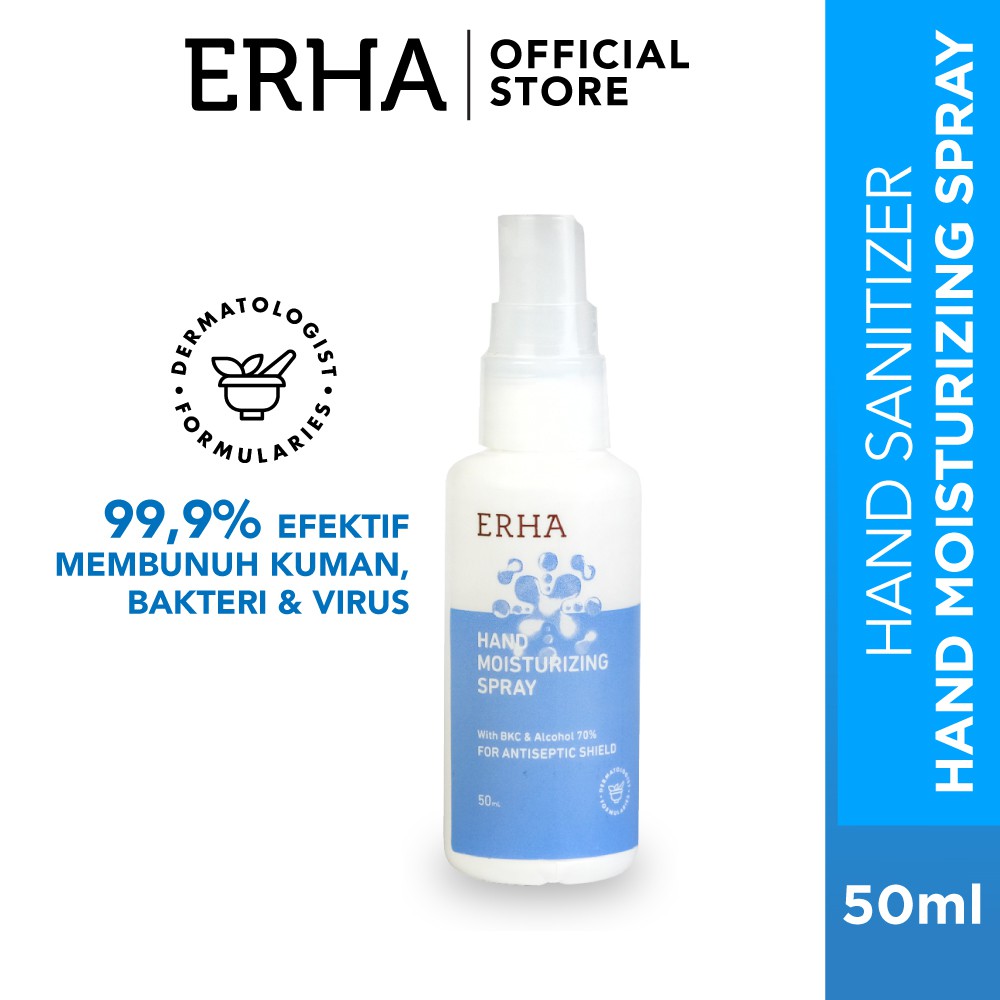 ERHA Hand Sanitizer Spray with Moisturizer 50 ml