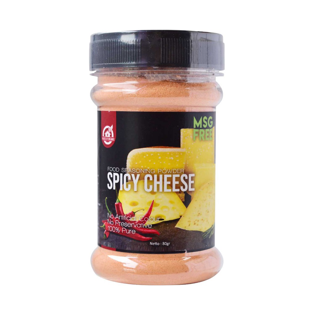 House Of Organix Spicy Cheese 80 Gr Food Seasoning Powder