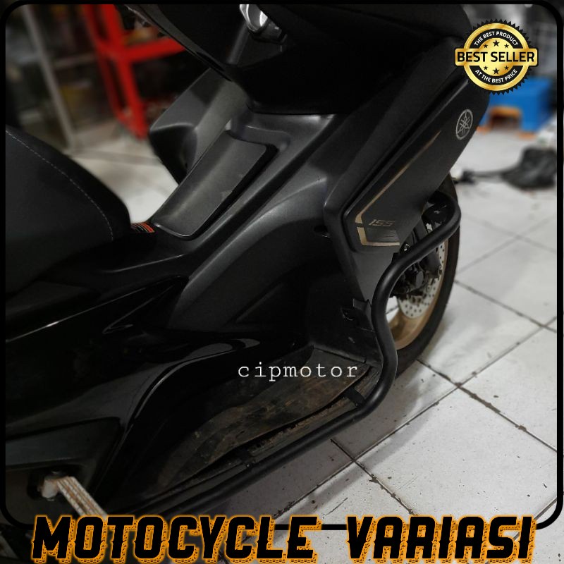 Crashbar Yamaha Aerox 155 dan NEW AEROX 2021 connected