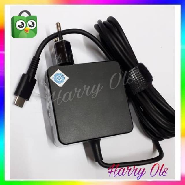 ADAPTOR DELL LATITUDE 13 7370 7525 5179 20V 3.25A USB TYPE C ORIGINAL