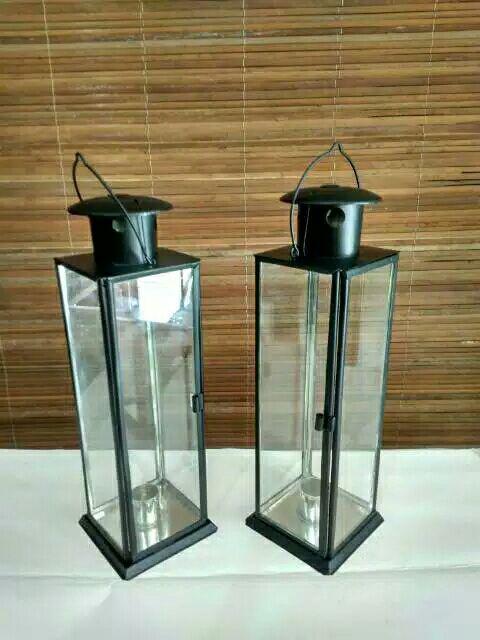 Tempat Lilin Lentera Warna