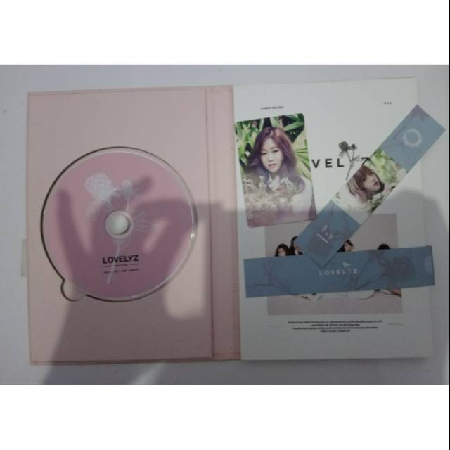 LOVELYZ 2ND MINI ALBUM: A NEW TRILOGY - Unsealed BABYSOUL PC, JIAE BOOKMARK