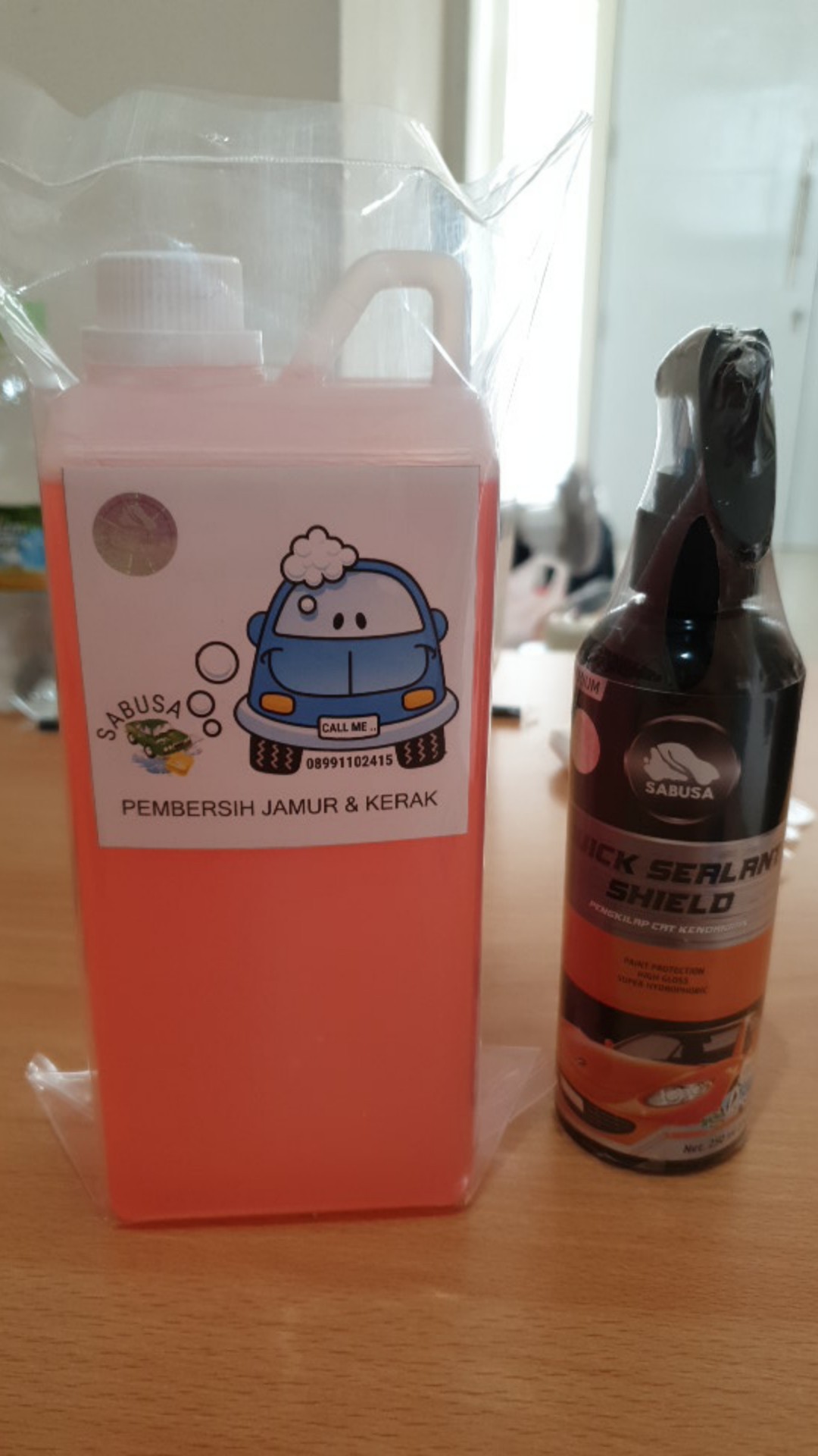 Quick Sealant Shield Spray Guard Protection Pengkilap Mobil Motor Helm Premium Sealant Sabusa 250ml