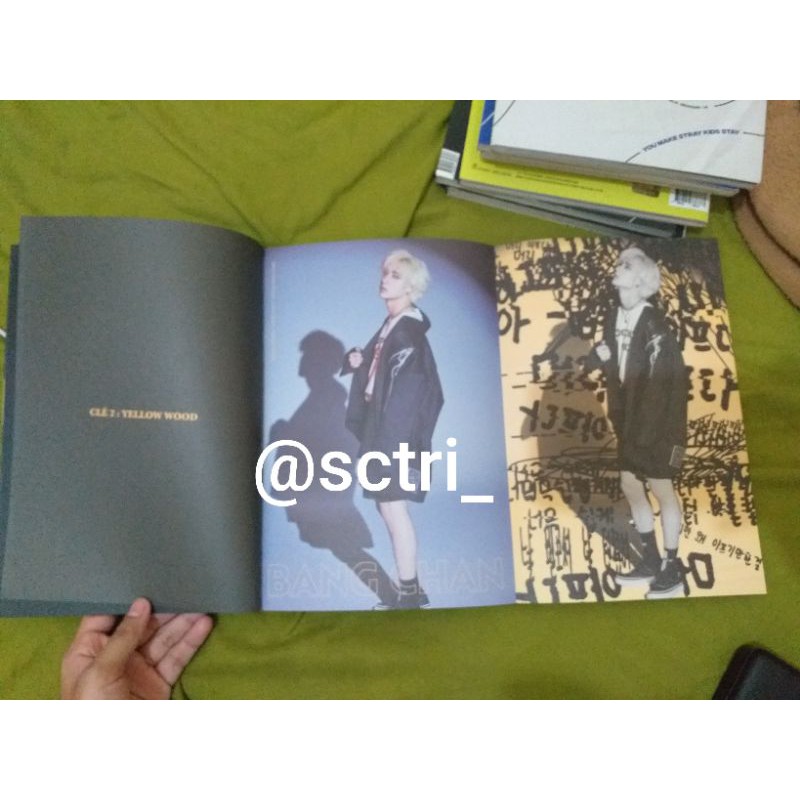 ALBUM ONLY Stray Kids Yellow Wood Normal Ver Han Page, Bangchan Page