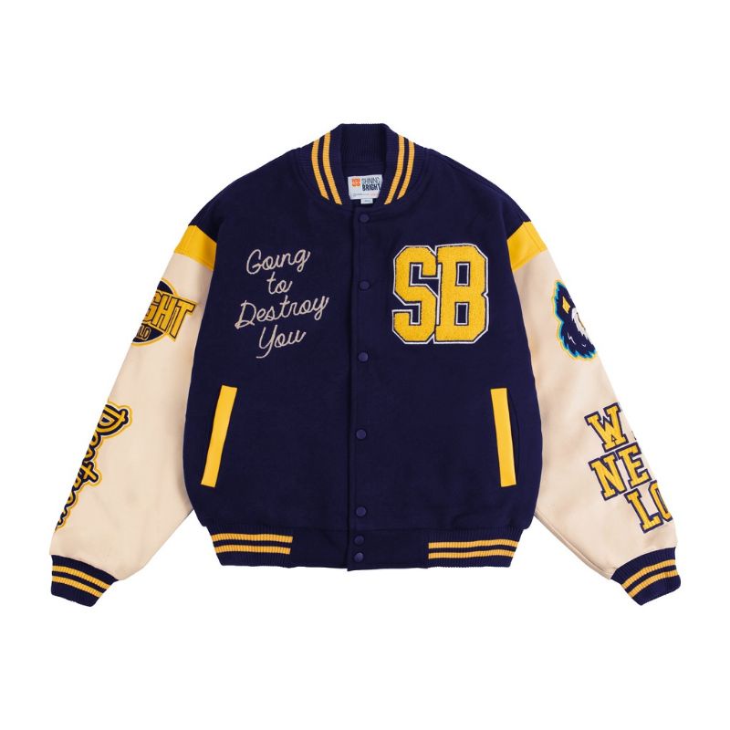 SHINING BRIGHT CAMPUS VARSITY  /JAKET VARSITY PRIA WANITA / JAKET HANGAT/ SWEATER/ HOODIE /JACKET PR