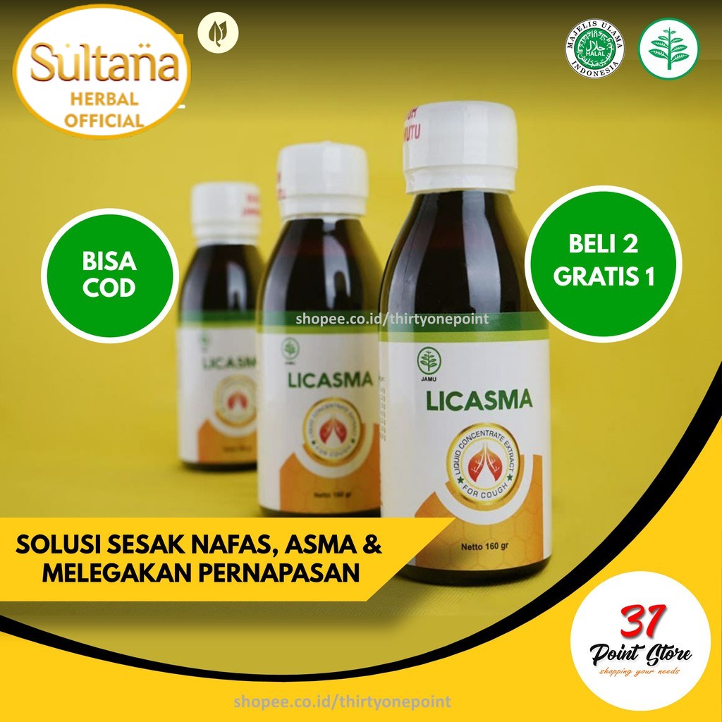 

LICASMA Madu Herbal Obat Asma Sesak Nafas dan Melegakan Pernapasan Anak & Dewasa TERMURAH