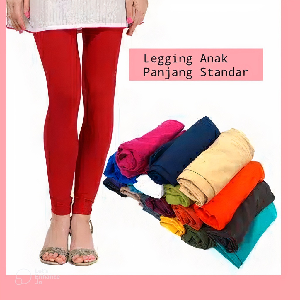 [BISA GROSIR] Legging Anak Usia 1-10 Tahun Ukuran Lengkap / Celana Leging Anak / Lejing Anak Polos Warna Lengkap BISA COD