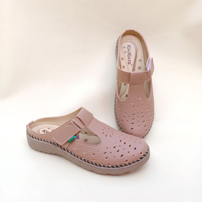 sepatu sandal wanita  slip on kekinian kualitas premium bergaransi kode sl btg 09