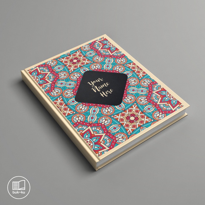 

[RESTOCK] Notebook mandala custom catatan notes buku agenda kuliah - halaman polos