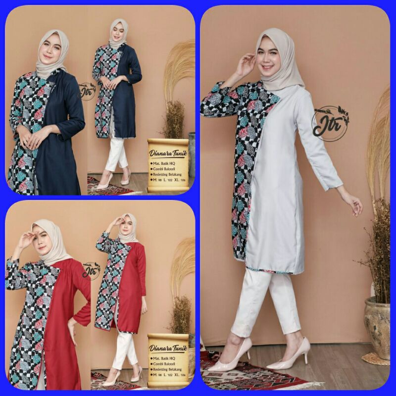 Baju Seragam kantor model Tunik Exclusive