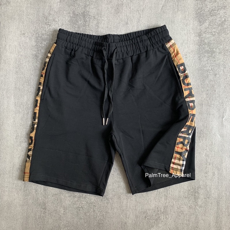 Celana Pendek Pria Burberry Side Classic Check List