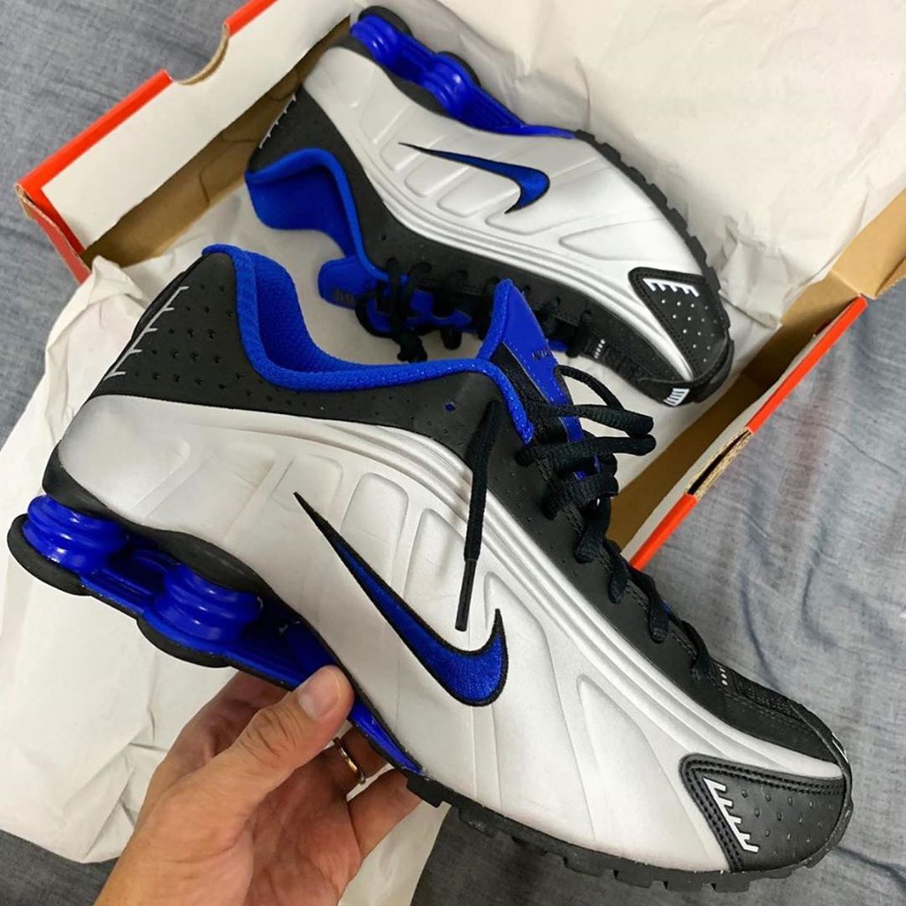 nike shox r4 racer blue