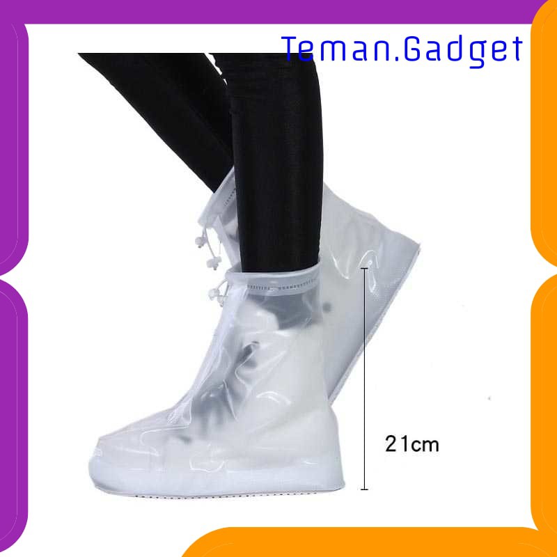 TG-FC034 GIANTEX Cover Hujan Sepatu Waterproof Semi Transparent - Z-D203-1