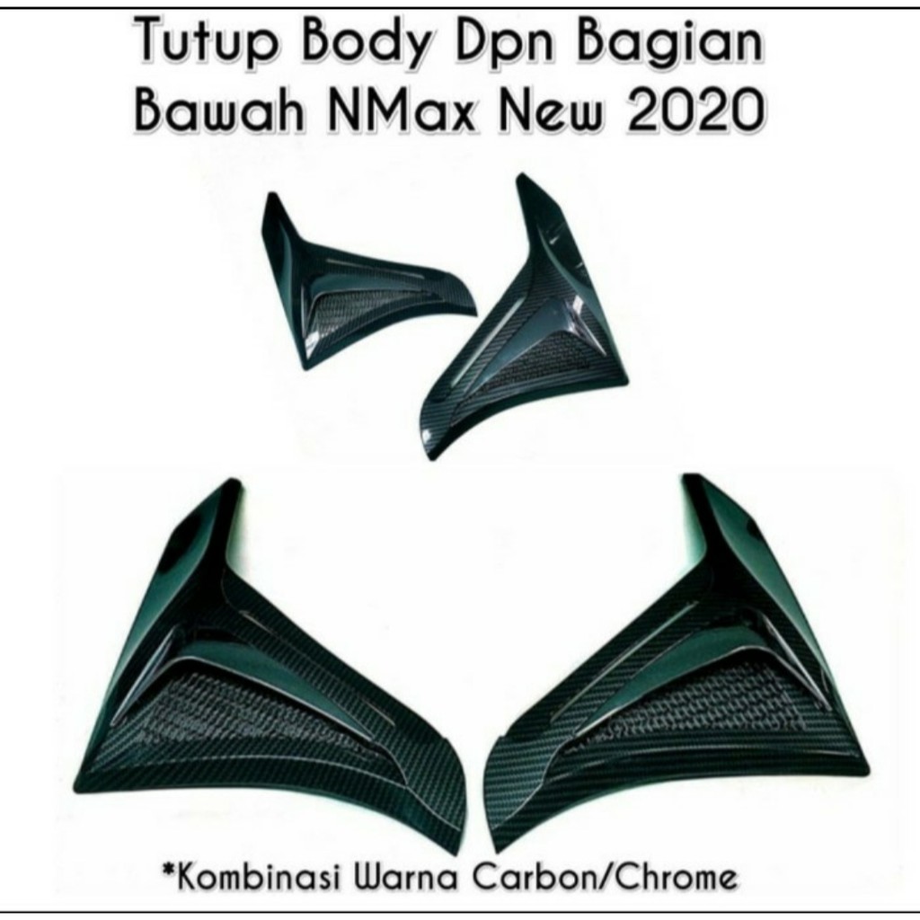 Cover body depan bawah new nmax 2020 carbon nemo