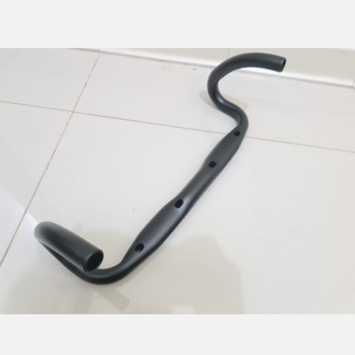 Handlebar Roadbike XLR8 Dropbar 31,8x420mm pipih Alloy