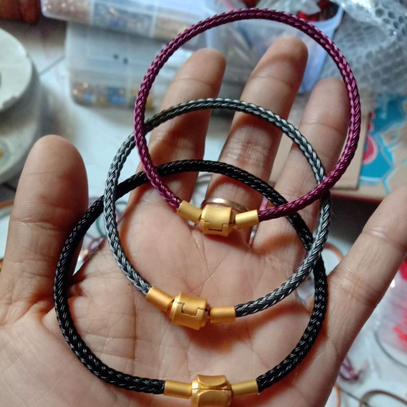 gelang kawat 3mm/gelang water proof