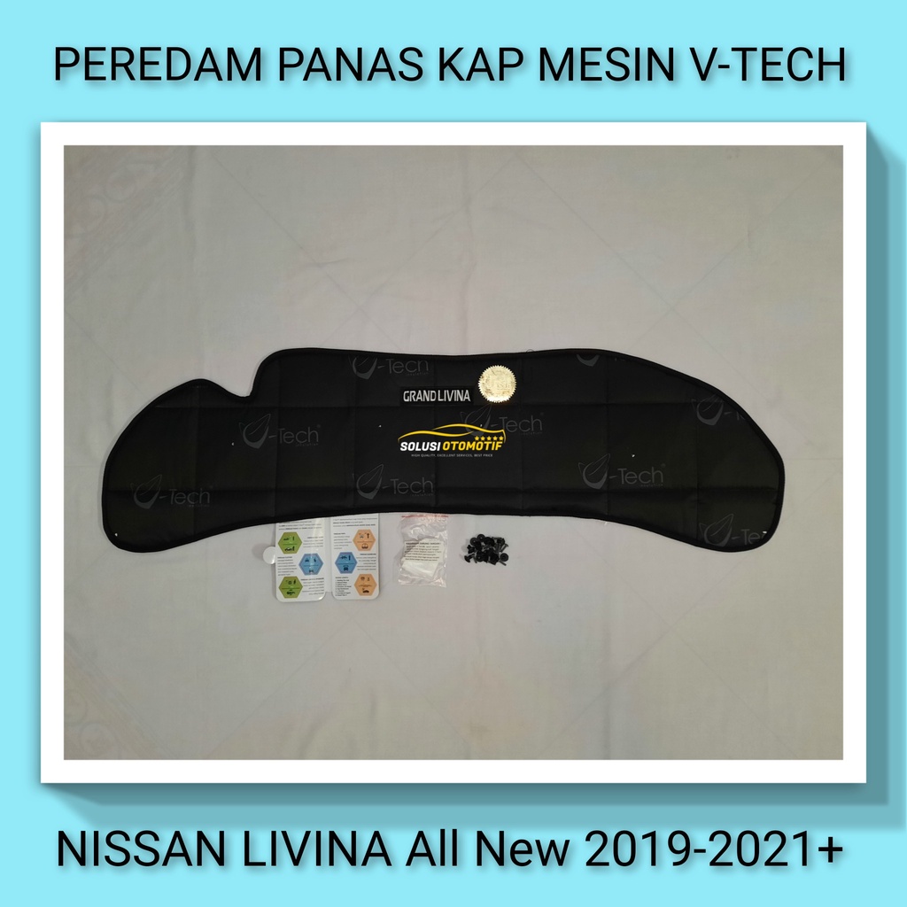 NISSAN LIVINA All New 2019-2027+ All New VTECH Ori Peredam Panas Kap Mesin Aksesoris Mobil Ori PLUS 