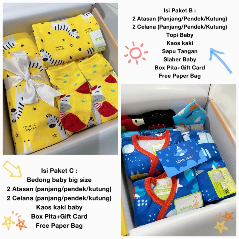 Paket Kado bayi/Hampers Bayi/Gift set bayi/ kado melahirkan