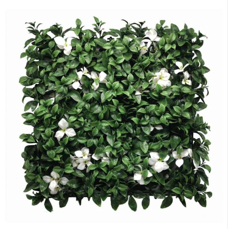 CC GRAS Tanaman Dinding/Hiasan Rumput Buatan 50x50 CM Gardenia Putih