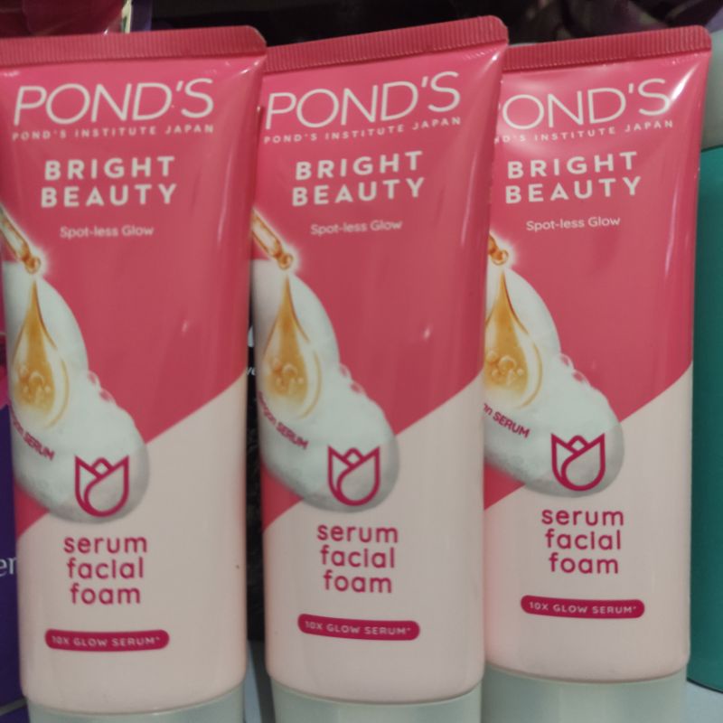 Ponds Bright Beauty/White beauty/Pure Bright Facial Foam 100g