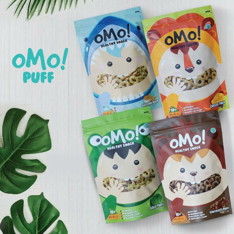 OMO Healthy Snack / OMO! Snack sehat / Omo crunchies / omo crunch it alami puff alamii puff snack bayi