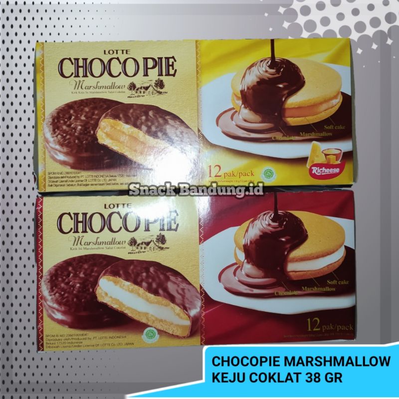 

Lotte Chocopie Marshmallow Coklat Keju 28gr